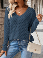 Elaine | Relaxed V-Neck Sweater