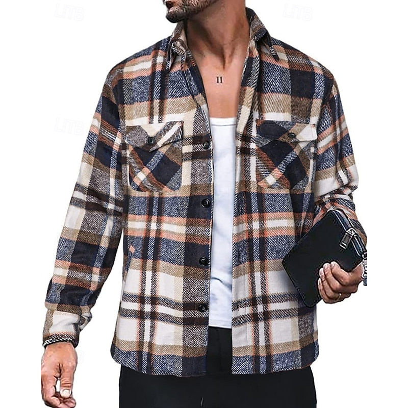 Dawson | Rugged Checked Shirt Jacket