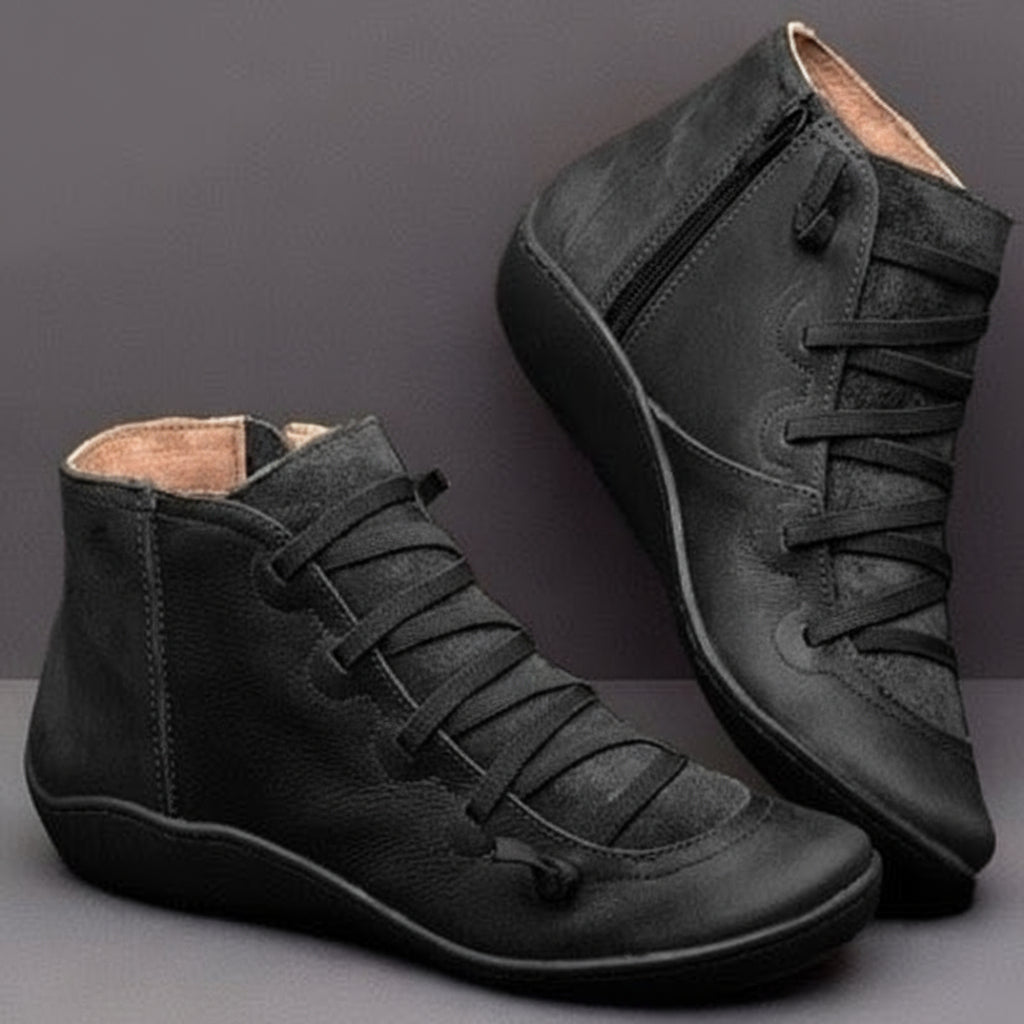 Garrett | Modern Zip-Up Ankle Boots