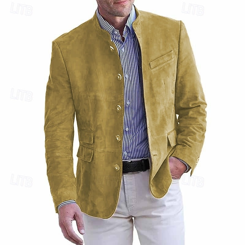 Vincent | Soft Stand-Collar Jacket