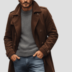 Grayson Corduroy Winter Coat – detail view