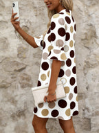 Adele | Playful Polka Dot Mini Dress