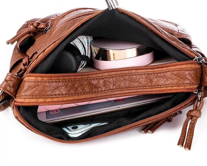 Indy - Soft Leather look Bag