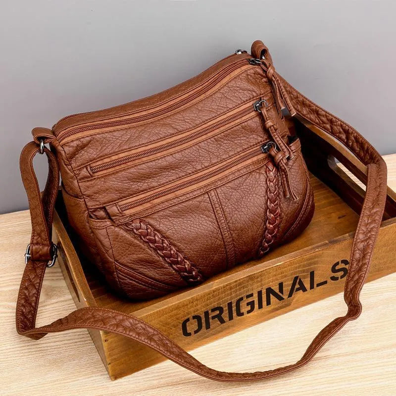 Indy - Soft Leather look Bag
