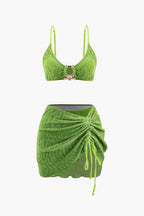 Nena | Velvet Bikini And Sarong