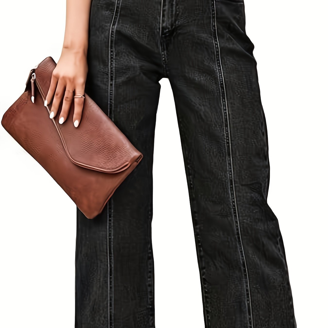 Denise | Tailored Cropped Straight-Leg Jeans