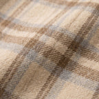 Women's Checkered Blazer – Beige, Tailored