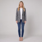Women's Check Blazer – Tailored, Elegant