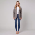 Women's Check Blazer – Tailored, Elegant
