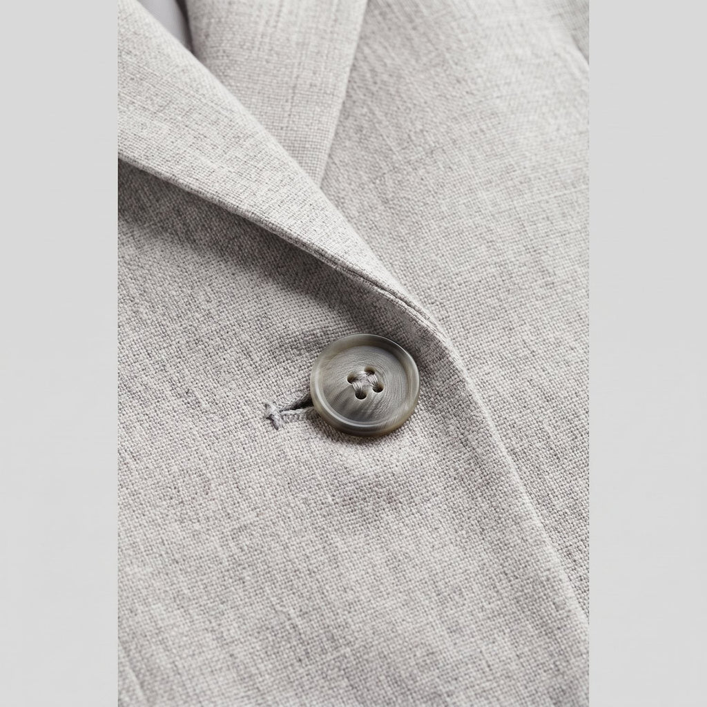 Women's Grey Blazer – Tailored Fit