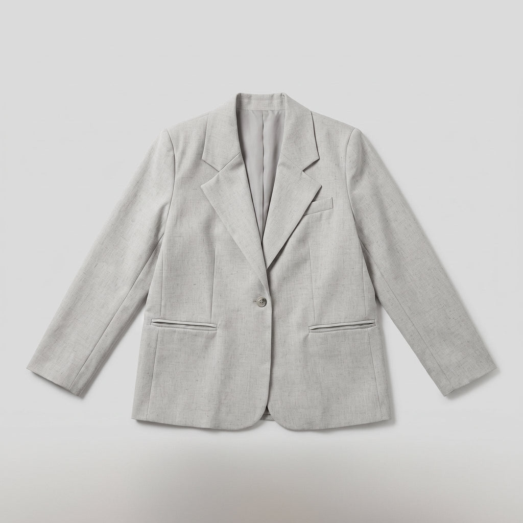 Women's Grey Blazer – Tailored Fit