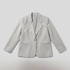 Women's Grey Blazer – Tailored Fit