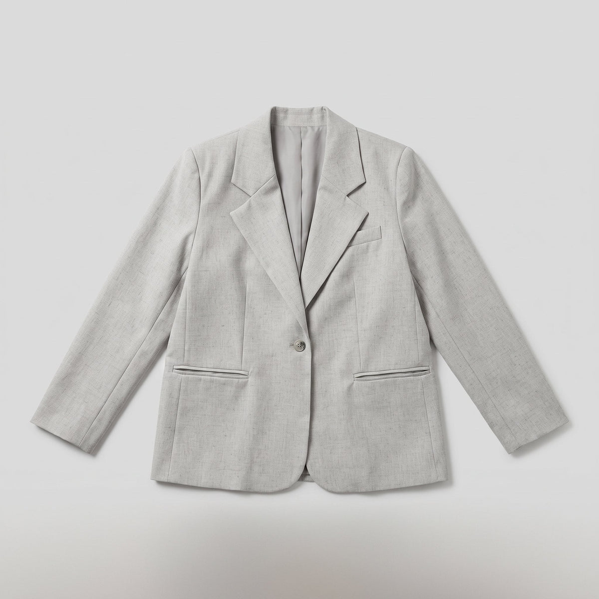 Women's Grey Blazer – Tailored Fit