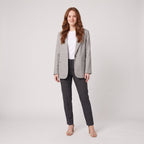 Women's Grey Blazer – Tailored Fit