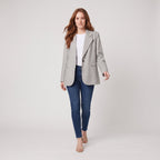 Women's Grey Blazer – Tailored Fit