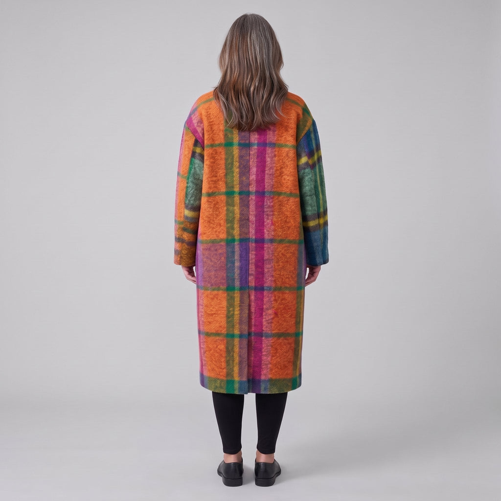 Women's Oversized Longline Coat – Warm Winter Coat
