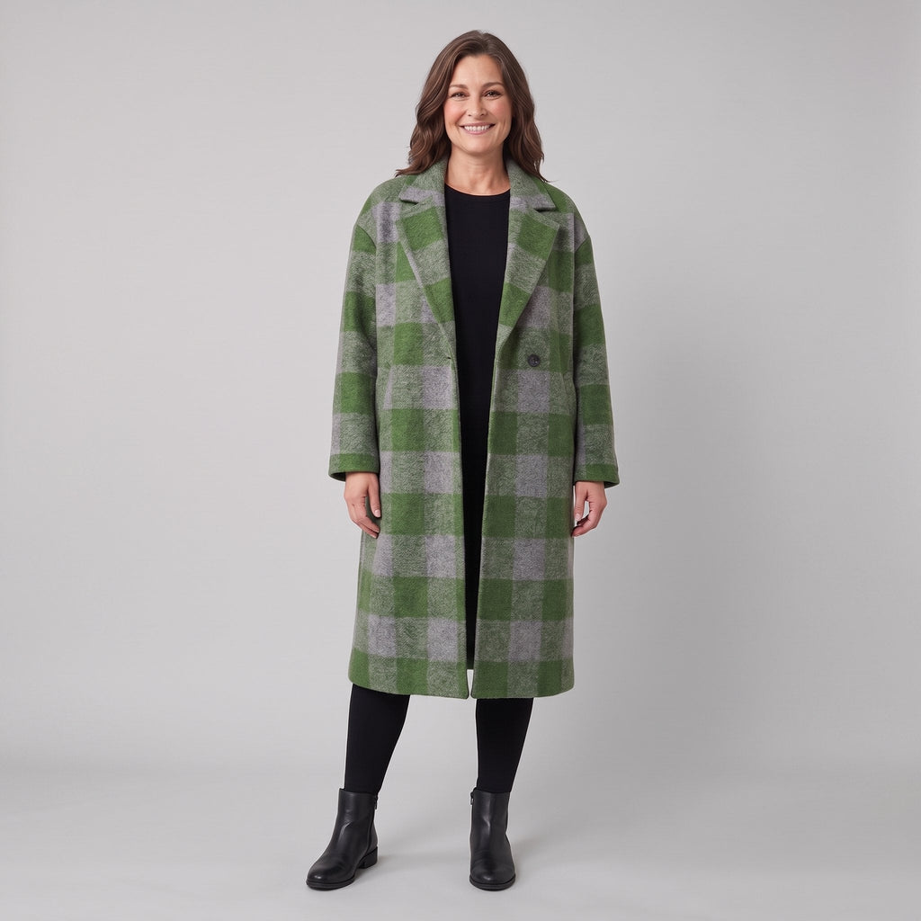 Women's Oversized Longline Coat – Warm Winter Coat