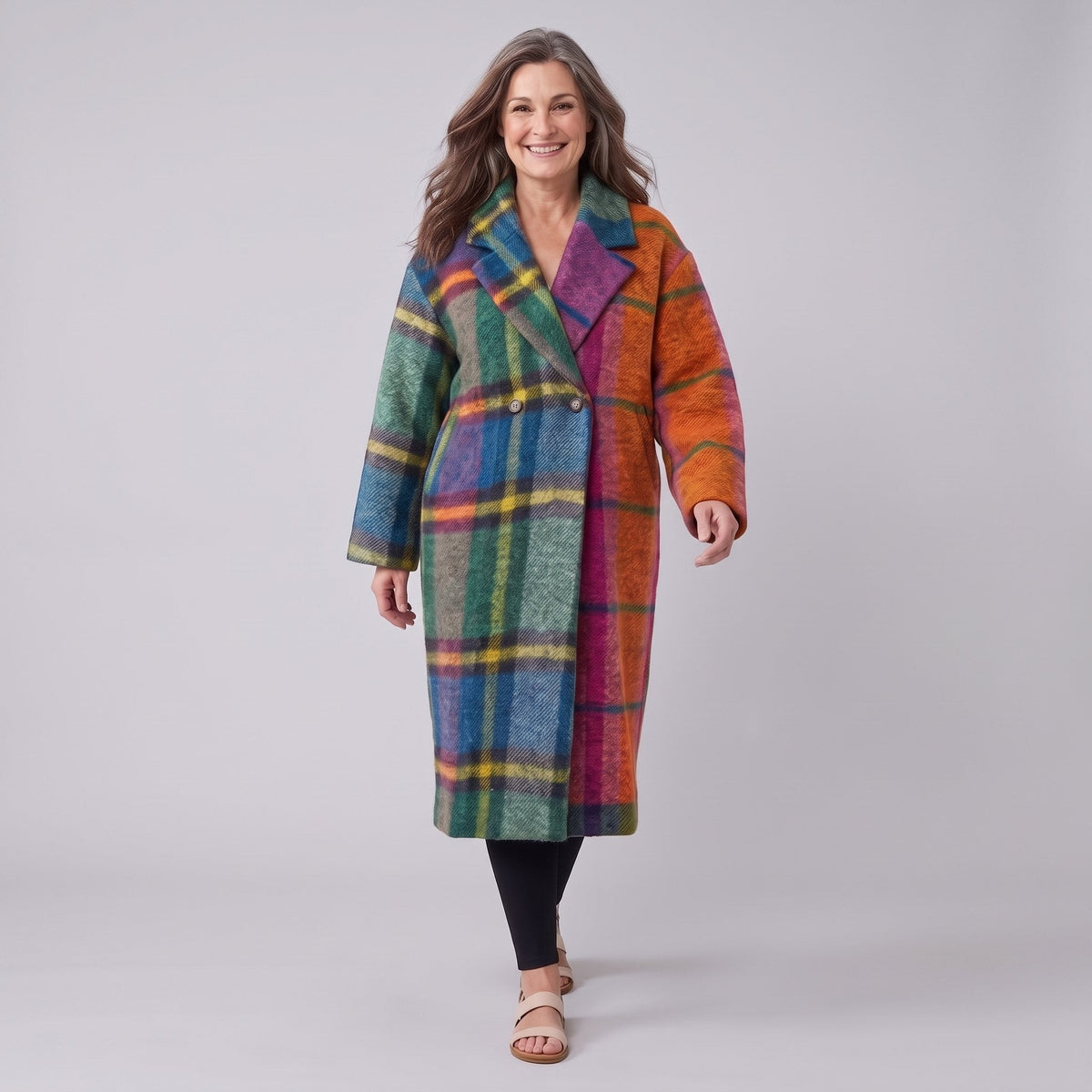 Women's Oversized Longline Coat – Warm Winter Coat