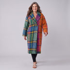 Dakota oversized longline coat, worn