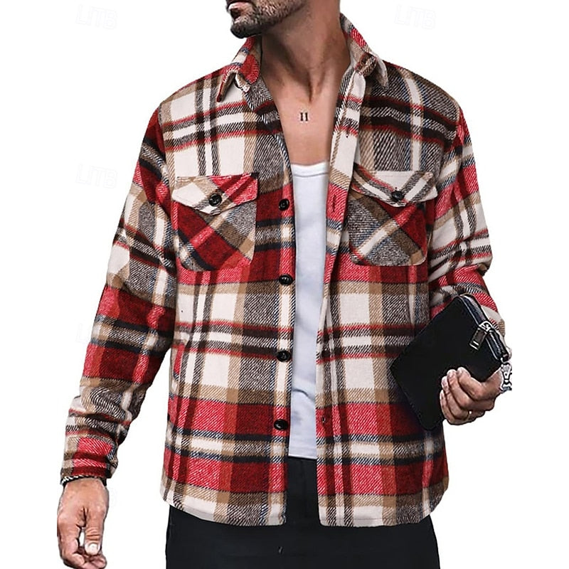 Dawson | Rugged Checked Shirt Jacket