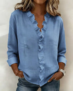Chloe | Lightweight V-Neck Blouse