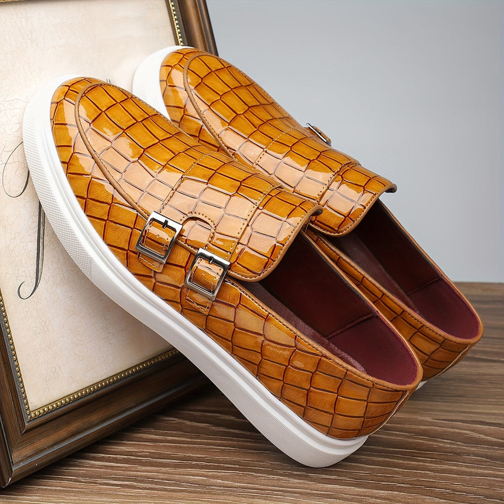 Xavier | Textured Slip-On Loafers