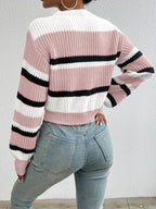 Wren | Colorblock Striped Sweater