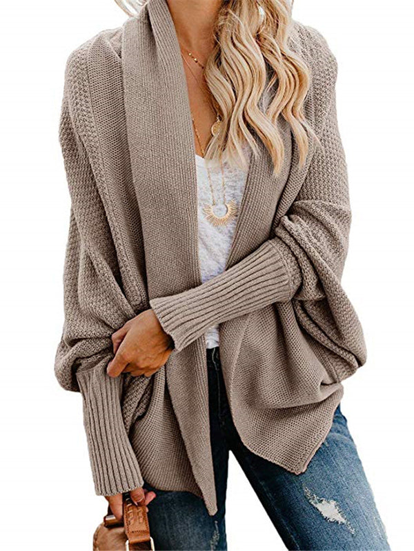 Vaila Knit Batwing Cardigan – styled view