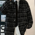 Julian | Textured Plaid Shirt Jacket