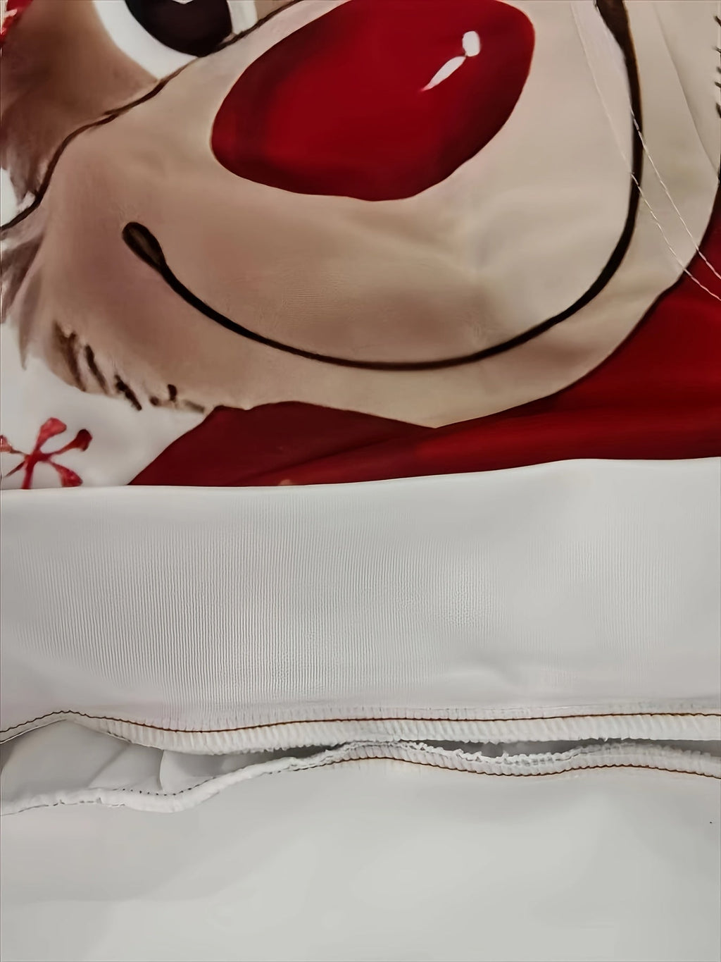 Banff reindeer Christmas hoodie, back