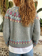 Esme | Nordic Patterned Cardigan