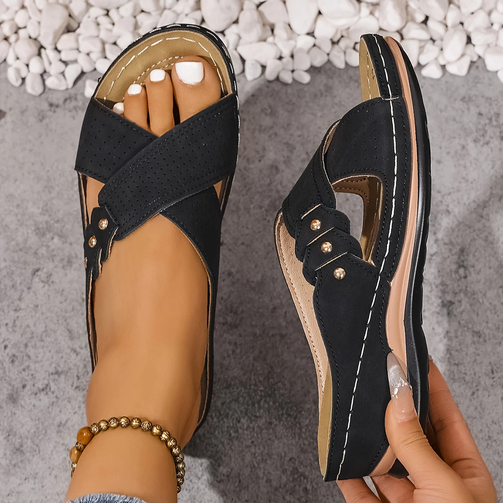 Charlotte | Premium Orthopedic Wedge Sandal