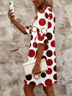 Adele | Playful Polka Dot Mini Dress