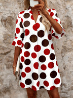 Adele | Playful Polka Dot Mini Dress