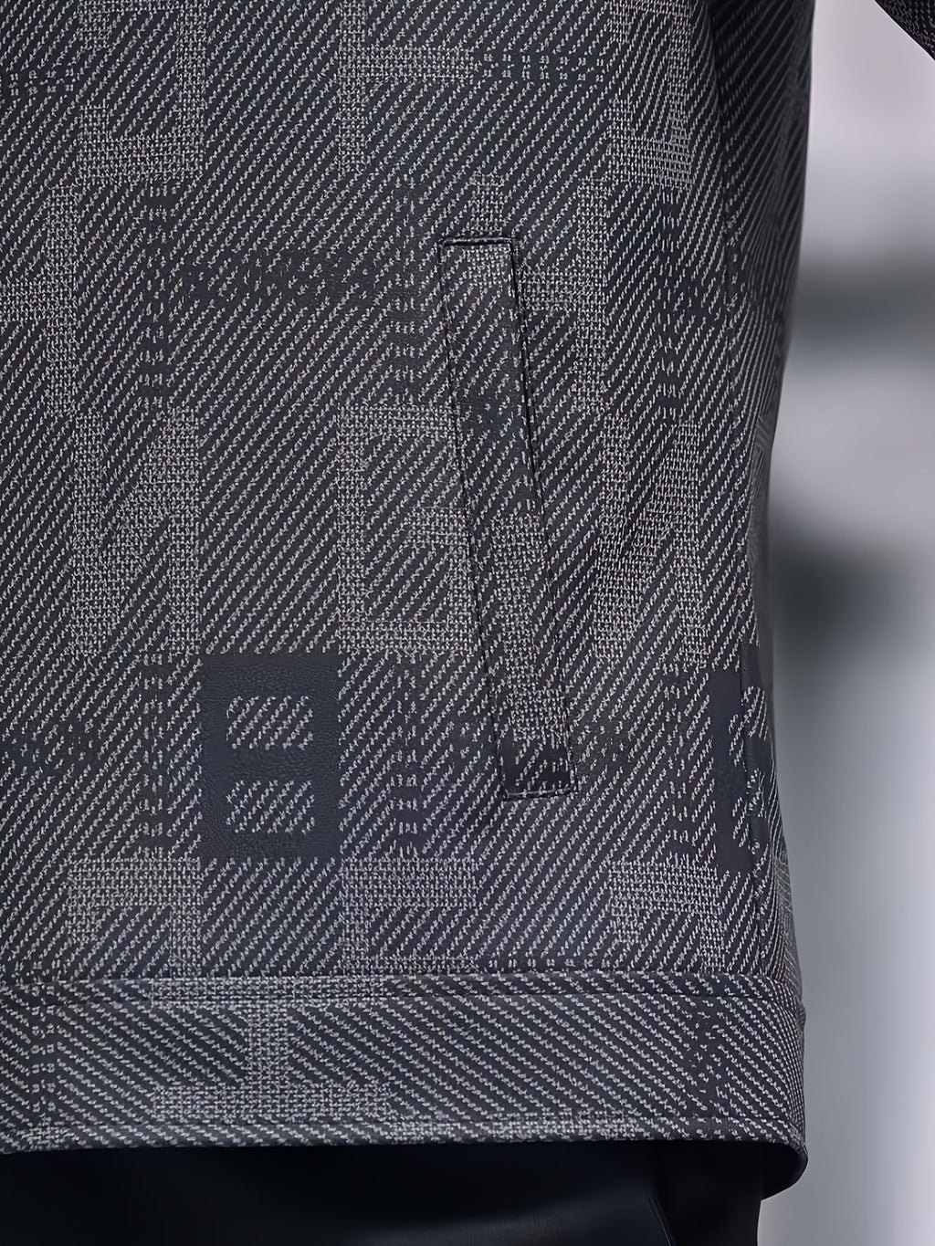 Fletcher | Patterned Trucker Jacket