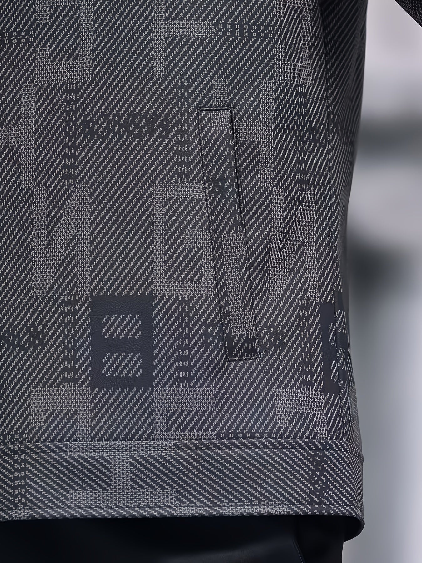 Fletcher | Patterned Trucker Jacket