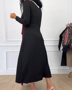 Gabrielle - Elegant Fall Winter Knit Dress