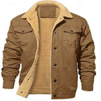 Lawrence sherpa-lined trucker jacket, back view