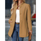 Fiona | Elegant Stand-Collar Coat