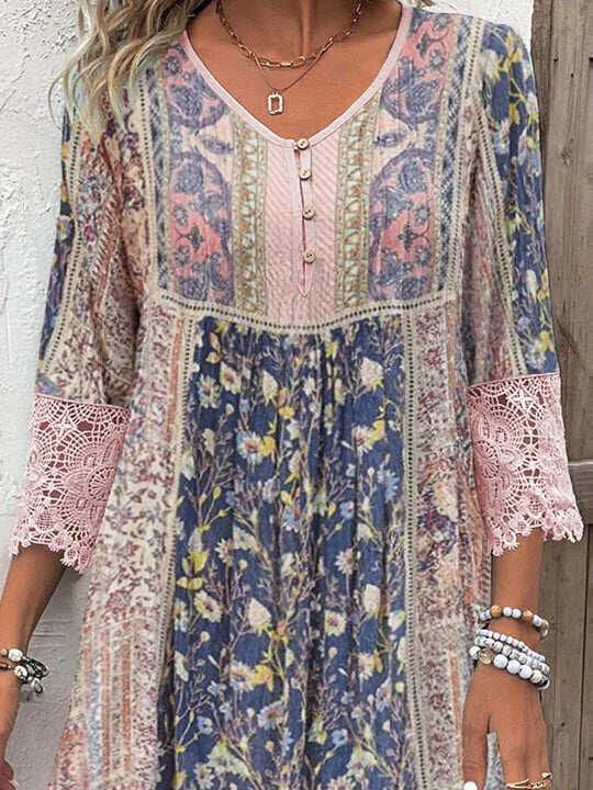 Margot | Luxury Patterned Dress