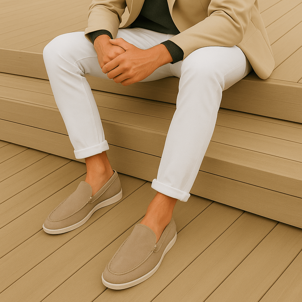Fred | Elegant suede loafers