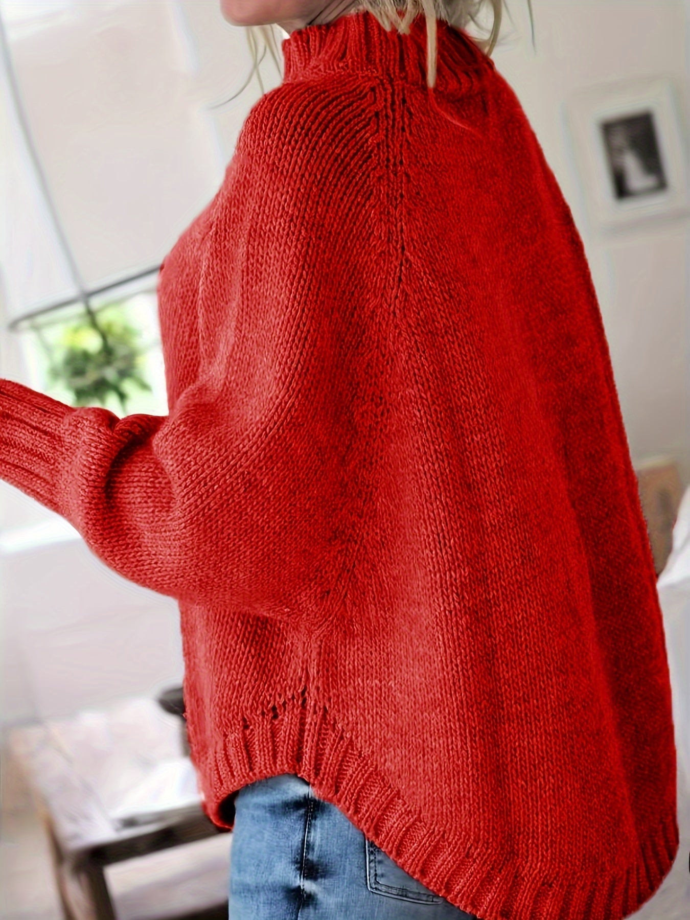 Corinne | Cozy High-Neck Cable-Knit Sweater