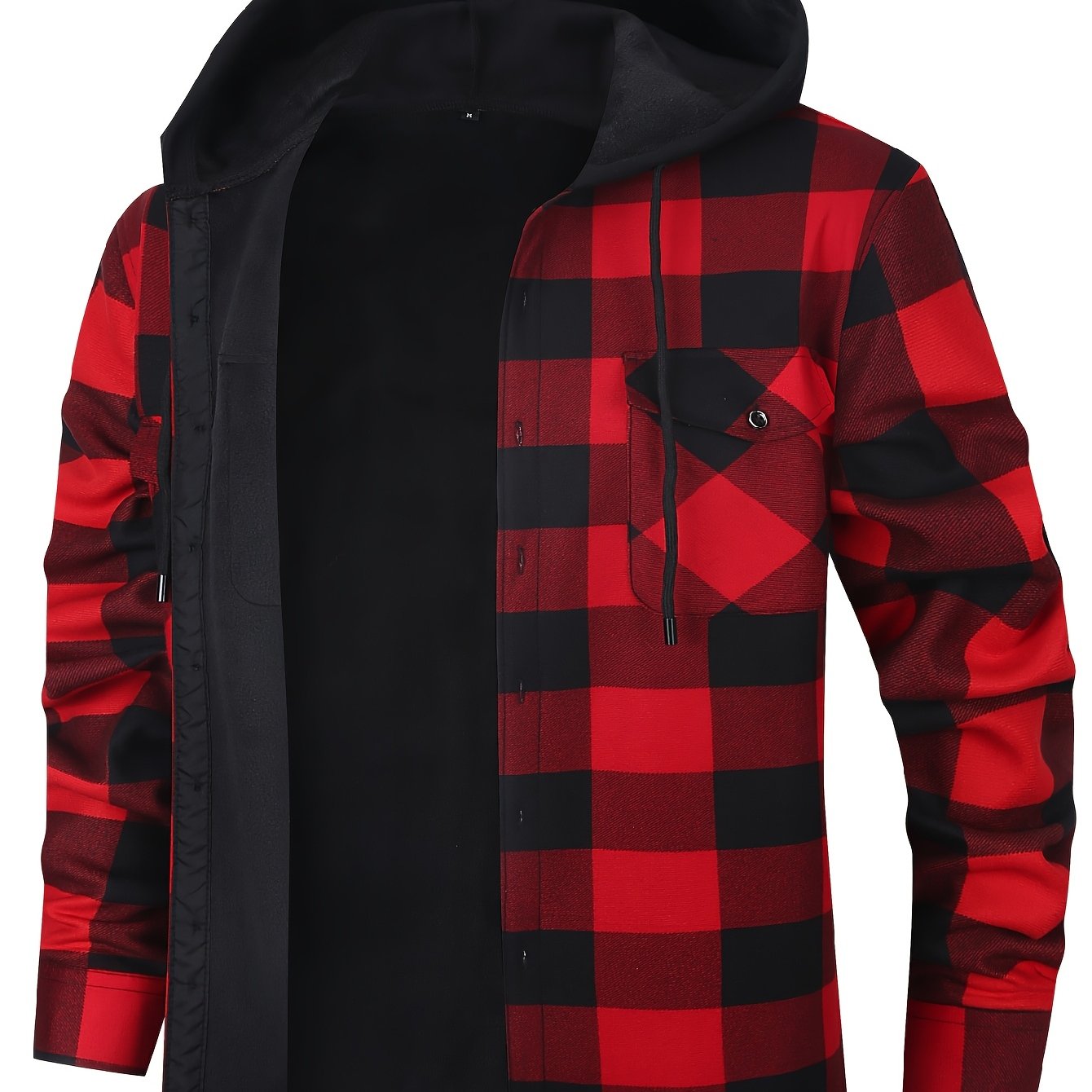 Desmond | Hooded Check Shirt Jacket