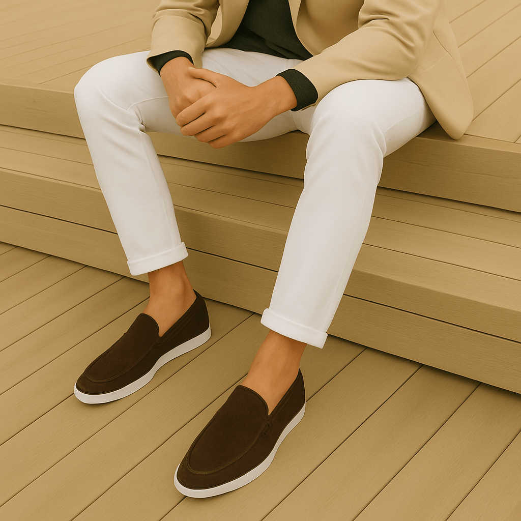 Fred | Elegant suede loafers