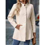 Fiona | Elegant Stand-Collar Coat