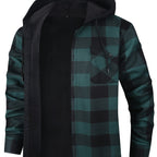 Desmond | Hooded Check Shirt Jacket