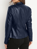Vivian | Zip-Front Biker Jacket