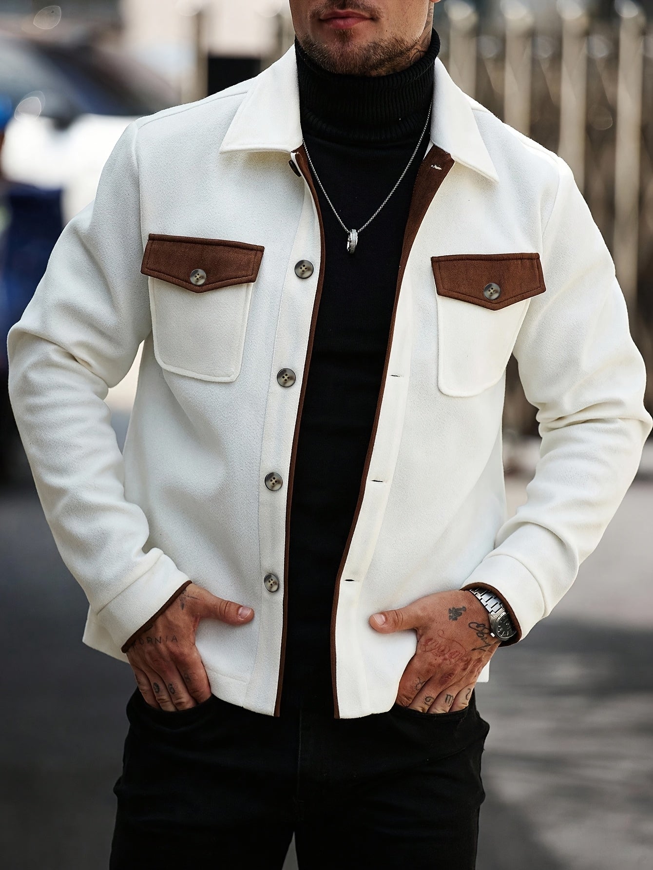 Wallace | Classic Contrast Overshirt