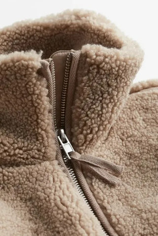 Women's Teddy Coat, Open Front, Relaxed Fit, Ultra-Soft Pile