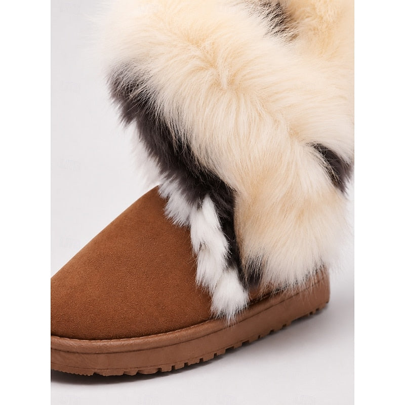 Ramona | Fluffy-Trimmed Winter Boots